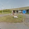 Rond-point à Lincent (Belgique)