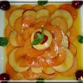 Carpaccio d’abricots et de nectarine