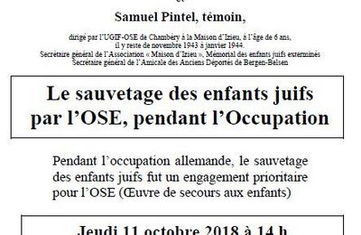 Le sauvetage des enfants juifs
