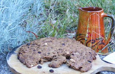 Cookie géant aux 2 chocolats et fruits secs