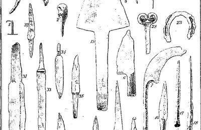 Description d’Armes et d’Objets divers trouvés dans la Sèvre NIORTAISE en amont de Coulon