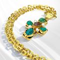 Gold and gem-set sautoir, Robert Goossens for Chanel, France, circa 1960