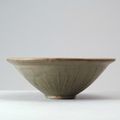 Greenware bowl with floral decoration, China, Henan province or Shaanxi province, 11th - 12th century