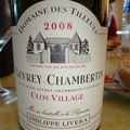 domaine des Tilleuls 2008 gevrey-chambertin "clos village"