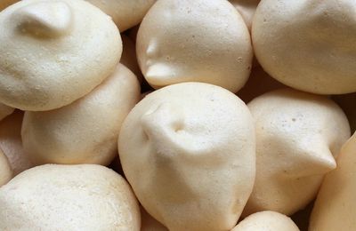 Meringues au safran 