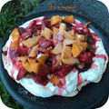 Pavlova aux fruits de saison