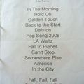 Setlists Concerts