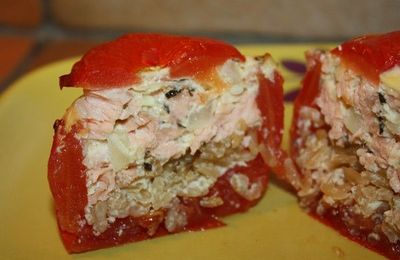 Tomates farcies au Saumon