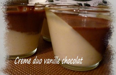 petites crèmes duo vanille-chocolat (thermomix)