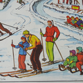 Collection ... Affiche scolaire L'HIVER LA NEIGE / LES SPORTS D'HIVER 