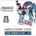 01 à 20 - 0824 - Rugby - France Féminines Italie - 24 02 201874