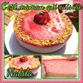 Bavarois Fraises sur genoise Pistache 