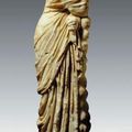 Statue romaine de la muse Polyhymnia. Art romain, IIe siècle après J.C.