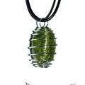 COLLIER PENDENTIF "CAGE MIDI" PISTACITE 7 