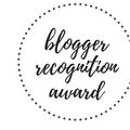 The blogger recognition award