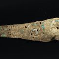 Fragment de spatule, Chine, Dynastie Shang, ca 13°-11° siècles BCE
