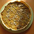 Tarte mousseuse épinards et carottes