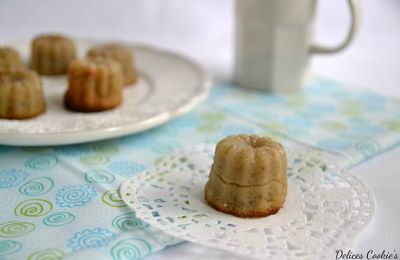 Mini cannelés au lait d'amandes, vanille & fève tonka