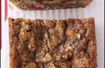 Gâteau de pain au citron-amandes-framboises