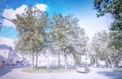 Rond-point à Luxembourg (Luxembourg)