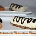Cheesecake à la clémentine et chocolat
