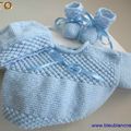 explications layette bb, tricot laine bebe