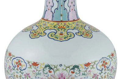 Celestial expectations for famille rose sphere vase at Doyle, Sept. 21