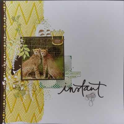 Tournoi de l'été de Scrap and Co 4eme défi : Sketch de page