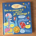 Nous avons découvert Que se passe-t-il quand je mange ? (Editions Usborne)