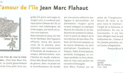 Jean-Marc Flahaut, l'amour de l'île en bandoulière