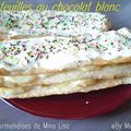 Millefeuilles au chocolat blanc