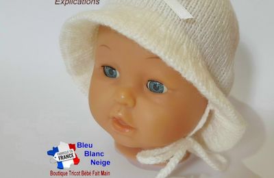 PATRON tricot bb FACILE et PREMA modele layette bébé et patron a tricoter Explications tuto brassière, bonnet, chaussons et Reborn