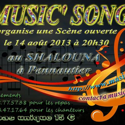 Scène ouverte au shalouna à Pennautier