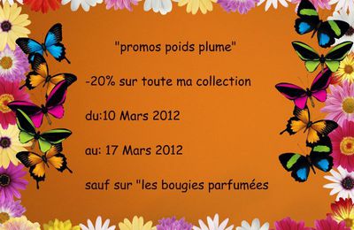 mes promos et changements de produits !!!