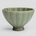 A rare Longquan celadon-glazed mallow-shaped cup, Zhejiang province, Southern Song-Yuan dynasty (1160-1368)