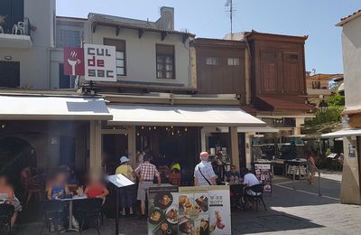 CUL DE SAC Rethymnon Crète bar