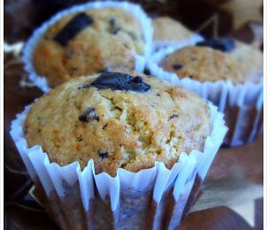 Des muffins choco-banane très gourmands pour mon 100ème post