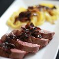 - Magret de canard au miel et vinaigre balsamique -