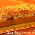 Cake aux lardons et aux pruneaux