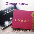 Zoom sur:la méga lorac pro palette.