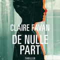 Claire Favan "De nulle part"