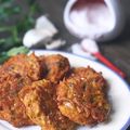 Galettes de patate douce et lentilles corail