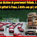 MOUVEMENTS AUX FRONTIERES SUITE AUX DECISIONS DU GOUVERNEMENT HOLLANDE