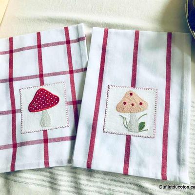 Torchons champignons