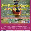 8ème rando kayak du Pays de l'Ourcq le 23 juin 2013