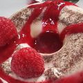 Panna cotta aux framboises