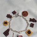 Bracelet " Nutella et ses gourmandises"