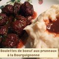 boulettes de boeuf aux pruneaux à la bourguignonne - Ronde 24