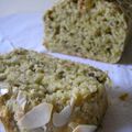 Cake moelleux aux olives vertes et aux amandes