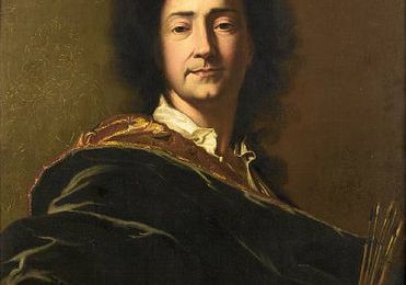 After Hyacinthe Rigaud, 18th Century. Self-portrait of the artist